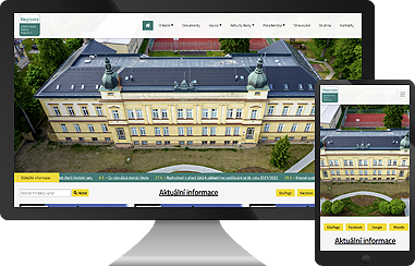 Ukázka webu ZŠ Riegrova, Svitavy